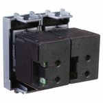 USB зарядное устройство модульное,  "Avanti", "Закаленная сталь", 2модуля