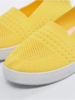 Мокасины летние текстильные