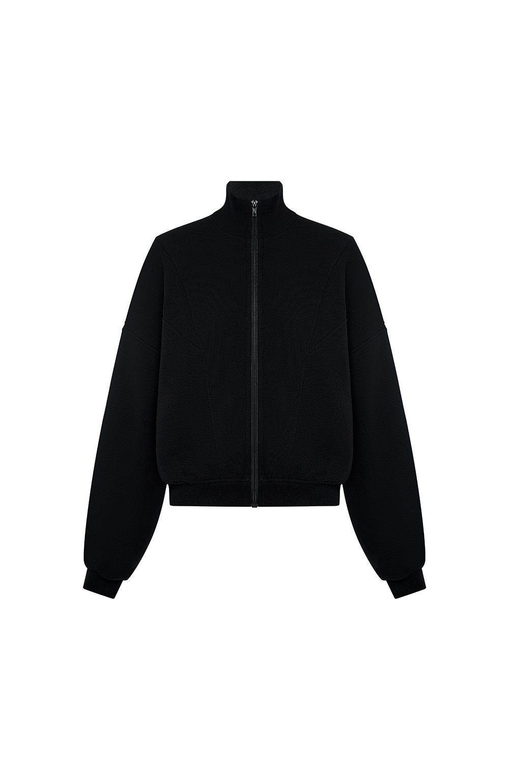 Олимпийка с рельефными швами Чёрный