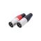 Adam Hall K3CXM3PAIR - разъем XLR (M), пара, красный/черный