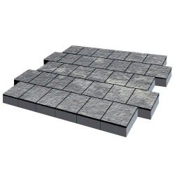 Тротуарная плитка Виго, 80 мм, ColorMix Актау, Antico