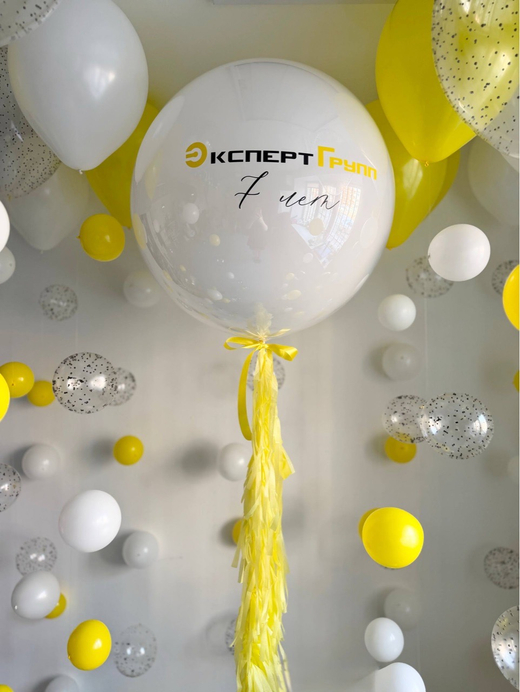 Воздушные гелиевые шарики с доставкой по Хабаровску стойки пузыри №4983