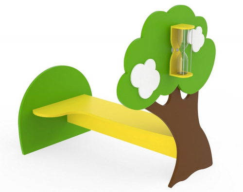 Лавочка Дубок с песочными часами 110.31.02