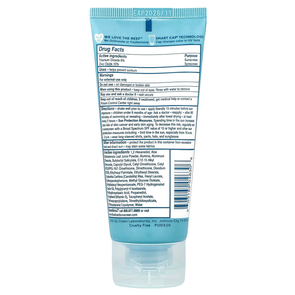 Blue Lizard Australian Sunscreen, солнцезащитное средство, для чувствительной кожи, SPF 50, 89 мл (3 жидк. унции)