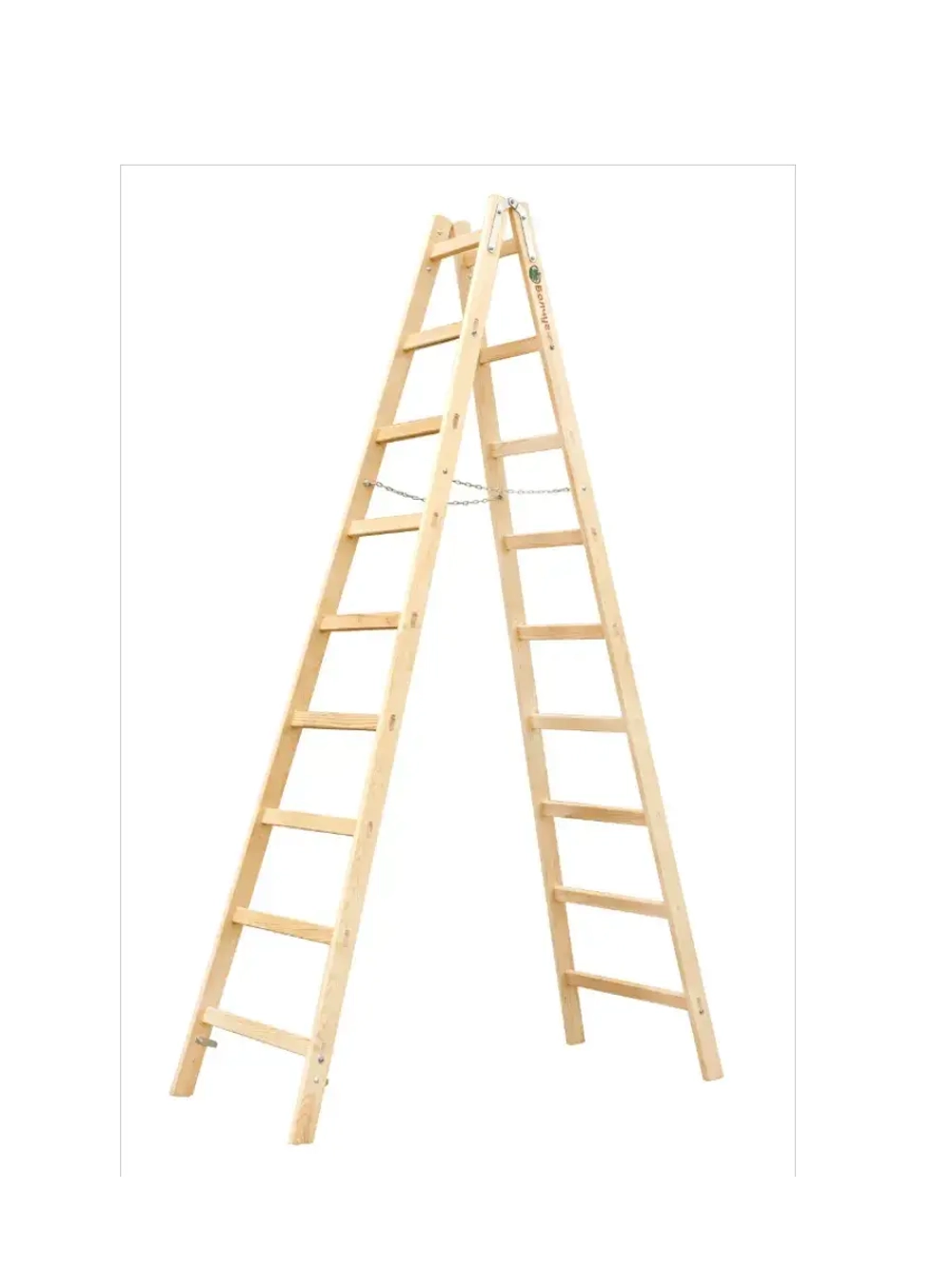 Стремянка-ходуля деревянная 9 (2*9) Line 2,8 метров