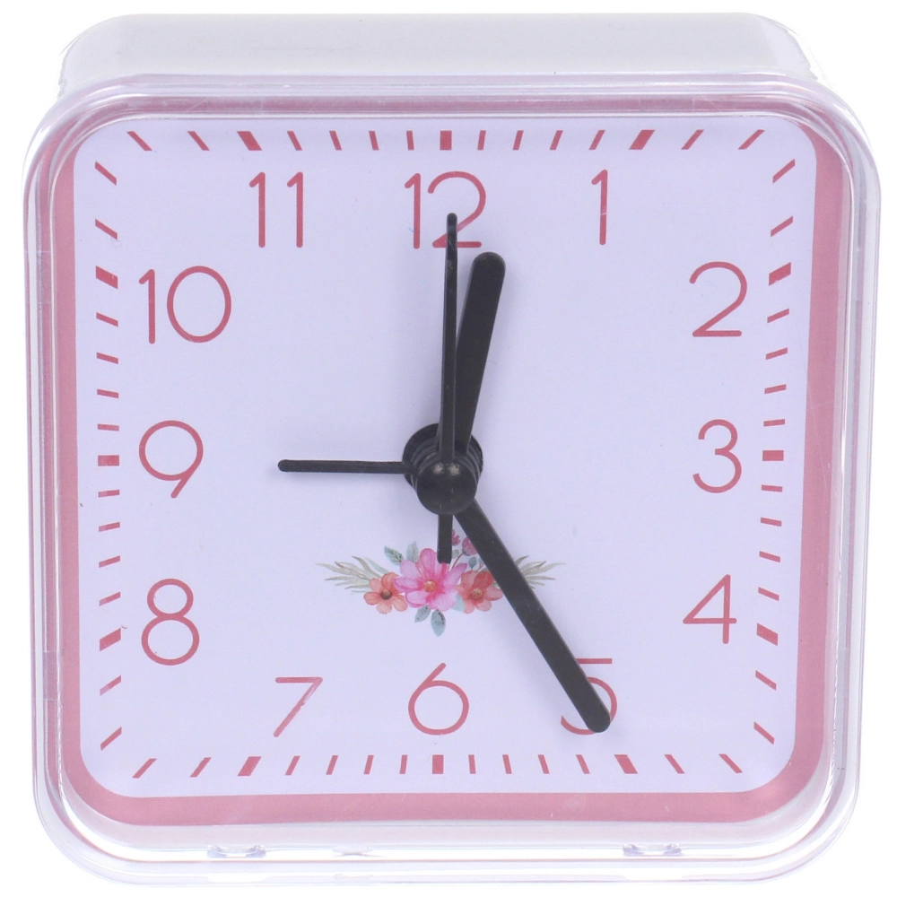 Будильник «Глори» 7,5*7,5*3см, микс цветов
