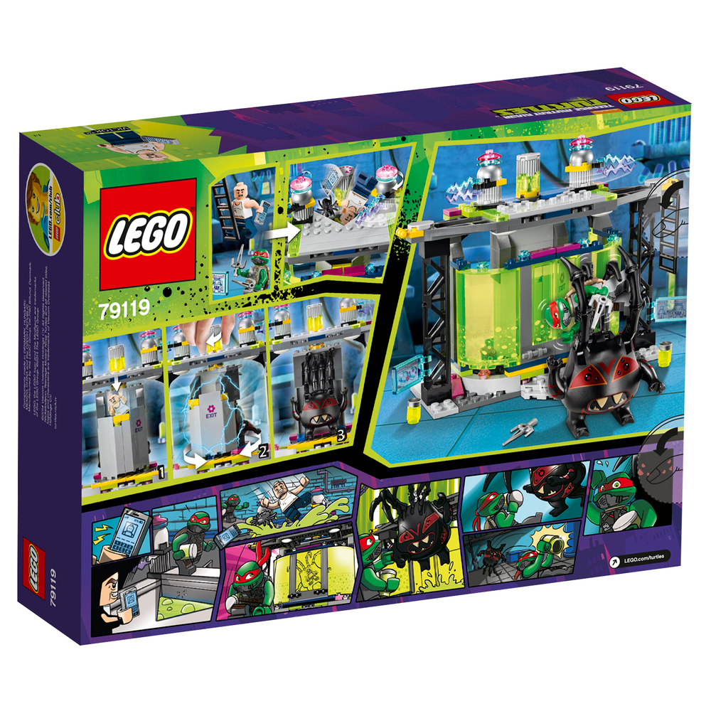 LEGO Ninja Turtles: Комната мутации 79119 — Mutation Chamber Unleashed — Лего Черепашки-ниндзя мутанты