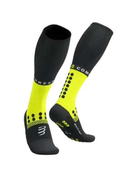 Гольфы Winter Run Black/Safe Yellow