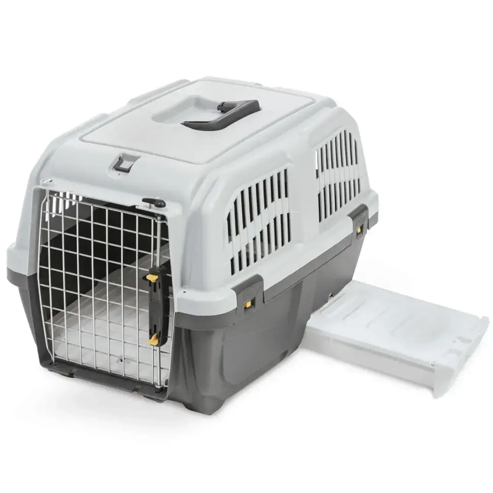 Mps skudo cat travel переноска с лотком для наполнителя, 60x40x39 см, серая