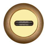 Накладка FUARO SC RM AB/GP-7 под сувальдный ключ, автом. шторка, бронза (1шт)