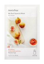 Маска для лица Innisfree My Real Squeeze EX Fig тканевая с экстрактом инжира 20 мл