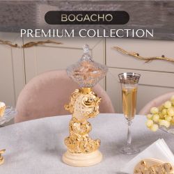 Сахарница стеклянная с крышкой Рыбка Заветное желание Айвори