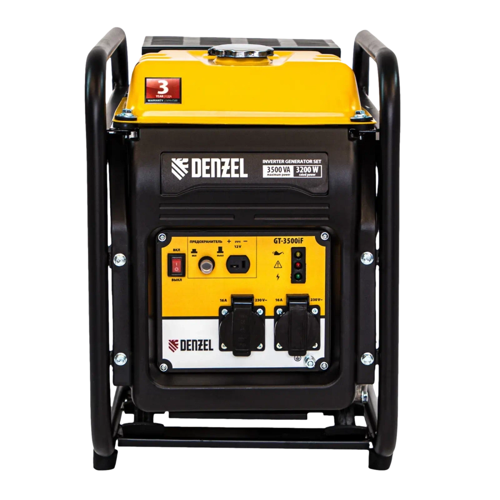 СПЕЦИАЛЬНОЕ ПРЕДЛОЖЕНИЕ! Генератор инверторный GT-3500iF, 3.5 кВт, 230 В, Denzel