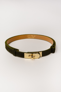 Ремень поясной замша