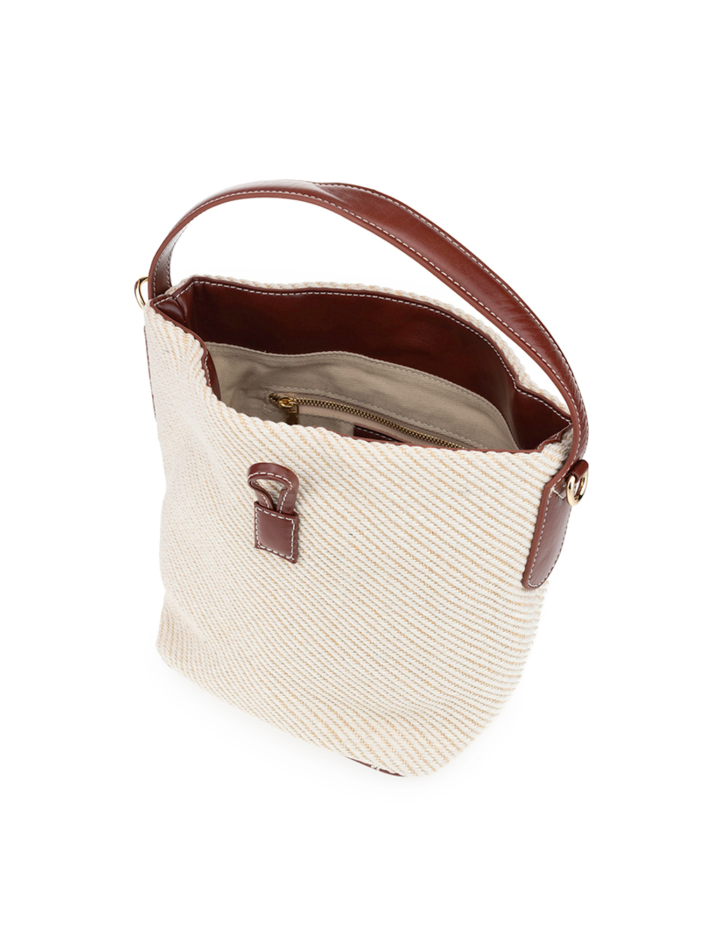 BL15112/23 Сумка жен., текстиль + нат. кожа