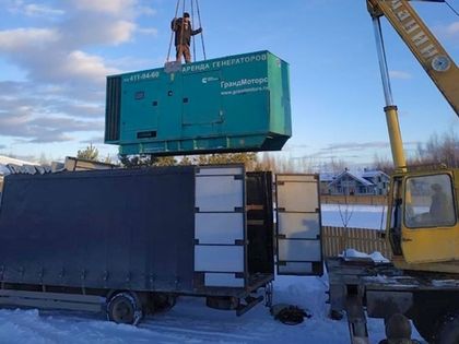 Генератор доставлен в «Романовский Парк»