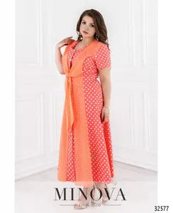 Платье 367-коралл Minova