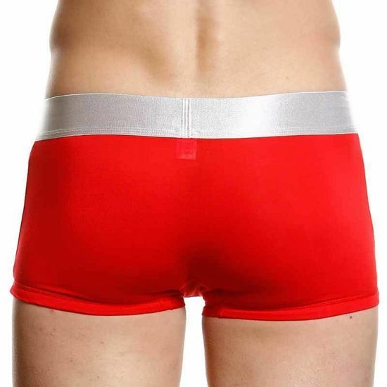 Мужские трусы боксеры Calvin Klein Steel Red Grey