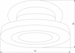 Встраиваемый светильник Elektrostandard Surf a063675