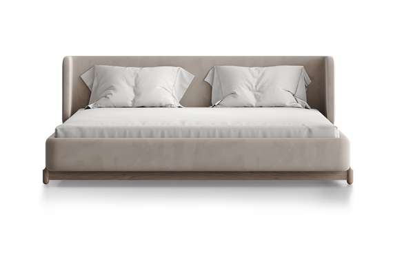 Кровать Basic спальное место 180*200 см (бежевый, антивандальная)