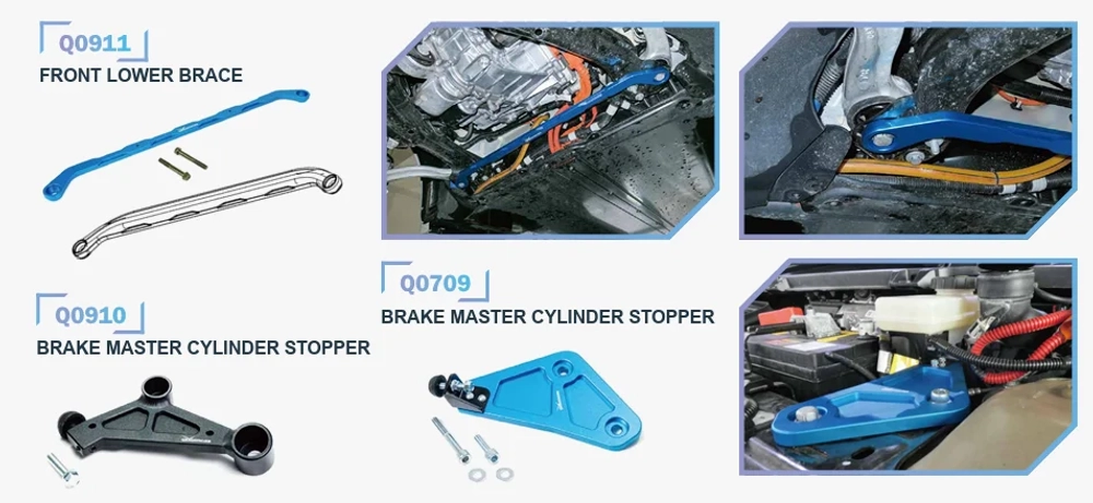 Детали шасси Hardrace для Tesla Model 3 запчасти ходовая часть Тесла