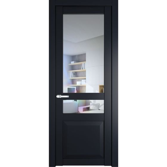 Межкомнатная дверь эмаль Profil Doors 1.5.4PD нэви блу остеклённая