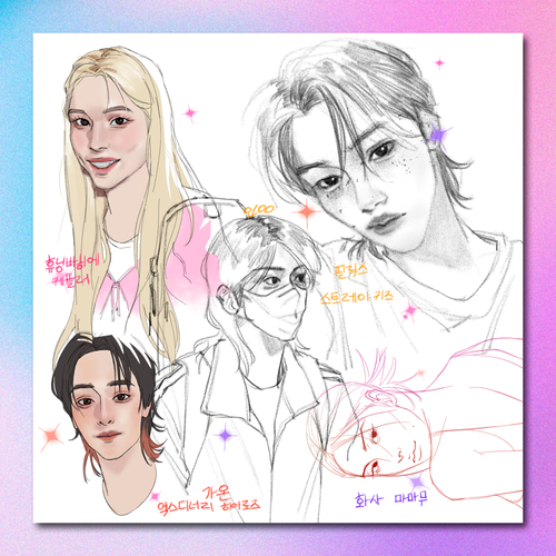 Арт принт / y0urwa1f00 / Скетчи