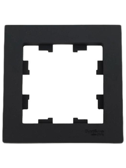 ATLASDESIGN 1-постовая РАМКА, БАЗАЛЬТ