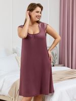 Ночная сорочка Ависта Виотекс БАКЛАЖАНОВЫЙ