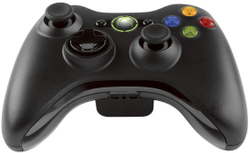 Беспроводной геймпад с ресивером для Xbox 360/ПК (черный)