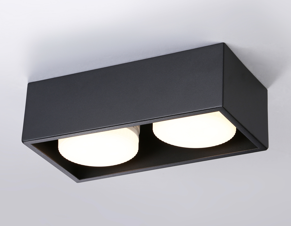 Светильник накладной TN70829/2 BK черный GX53/2 max 12W 200*100*60
