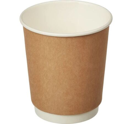 Стакан 250 мл бумажный Complement d=80 2-х слойный Крафт