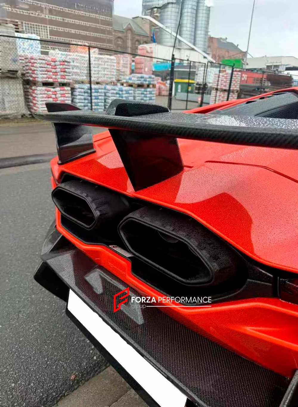 Карбоновый спойлер на крышку двигателя для LAMBORGHINI REVUELTO 2023+ Ламборгини