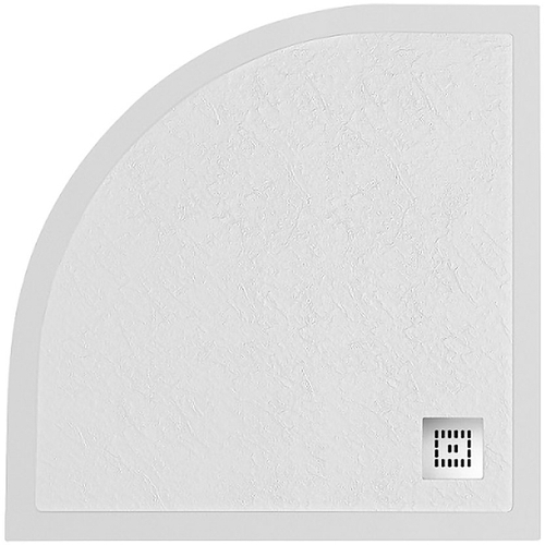Душевой поддон из искусственного камня BelBagno Uno 80x80 TRAY-MR-UNO-R-80-550-35-W Белый