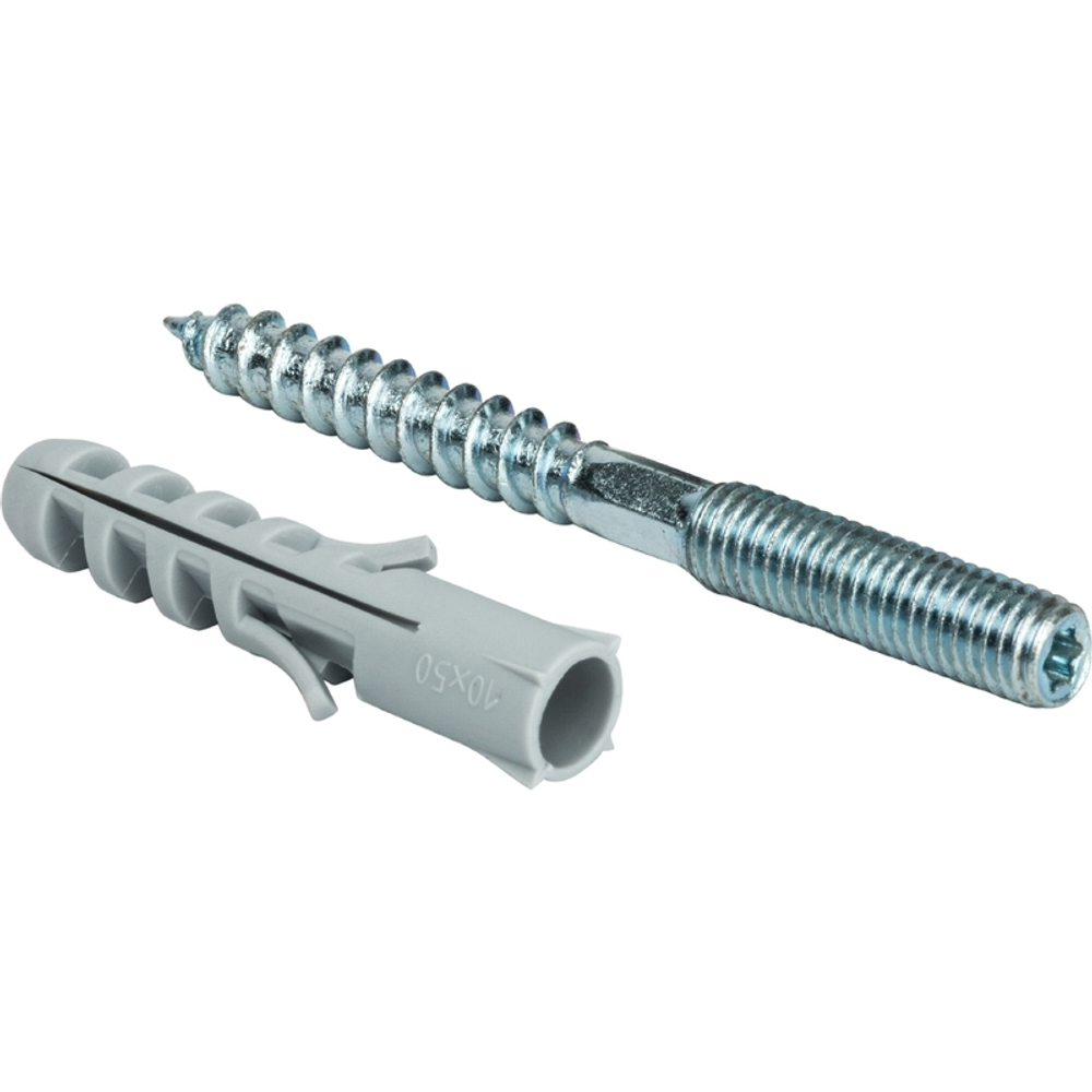 Шпилька сантехническая М8*80мм с дюбелем М 10*50