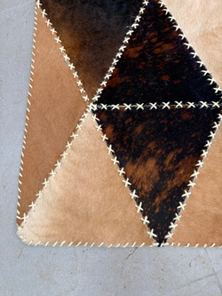 Ковер овальный натуральный Телячья шкура