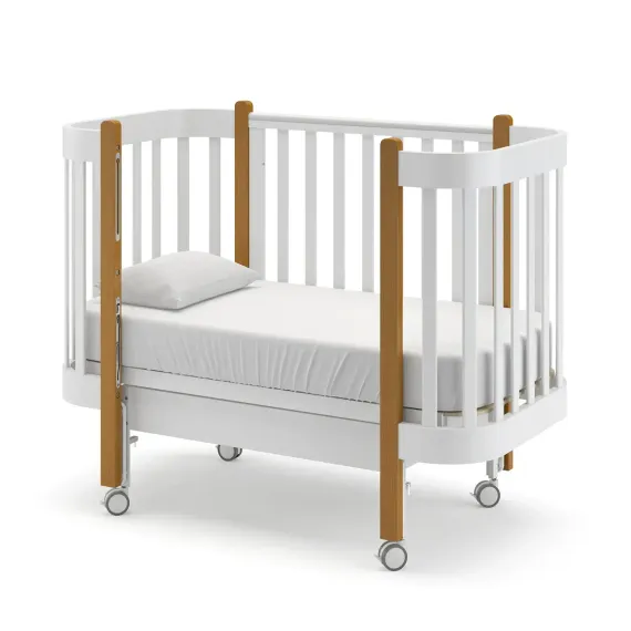 Детская кроватка с продольным маятником Гандылян Молли Белая