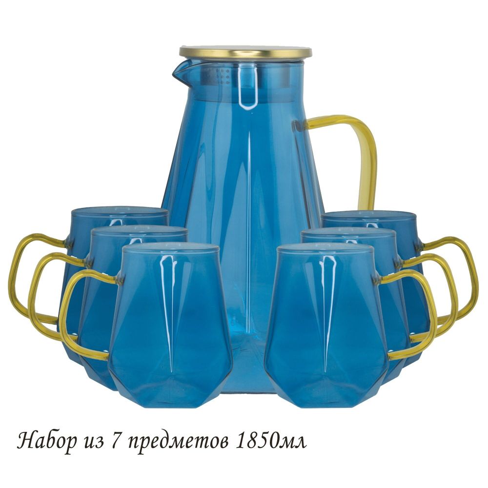 Lenardi 160-262 Набор графин 1850мл и 6 стаканов в под.уп.(х8)