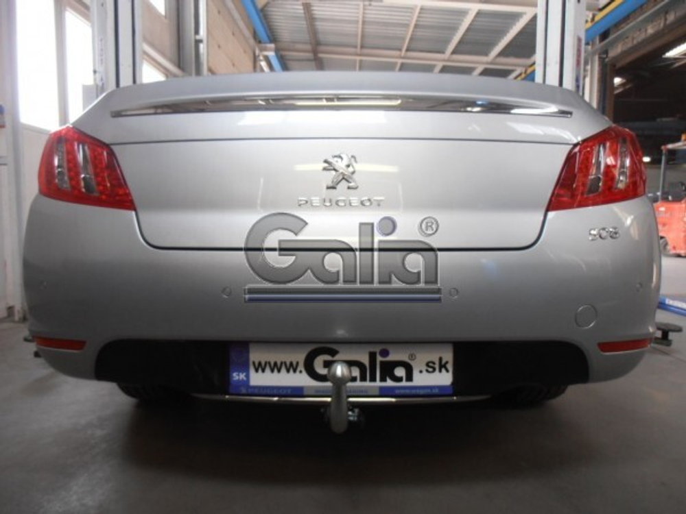 Фаркоп оцинкованный Galia P043A для Peugeot 508 седан 2011-(паспорт и сертификат в комплекте)(без электрики)