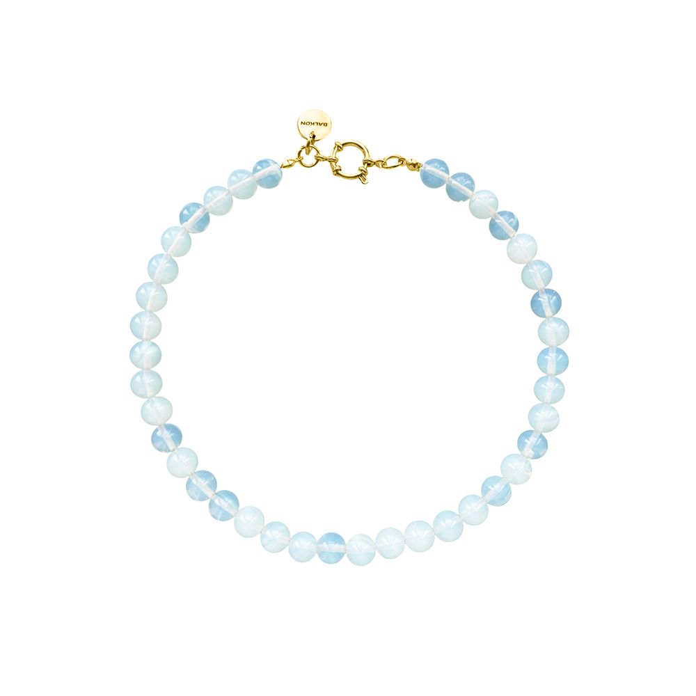 Колье Moon из бусин камня