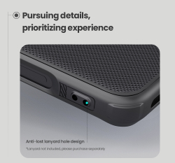 Чехол противоударный от Nillkin c поддержкой MagSafe для Vivo X200 Ultra, серия Super Frosted Shield Pro Magnetic Case