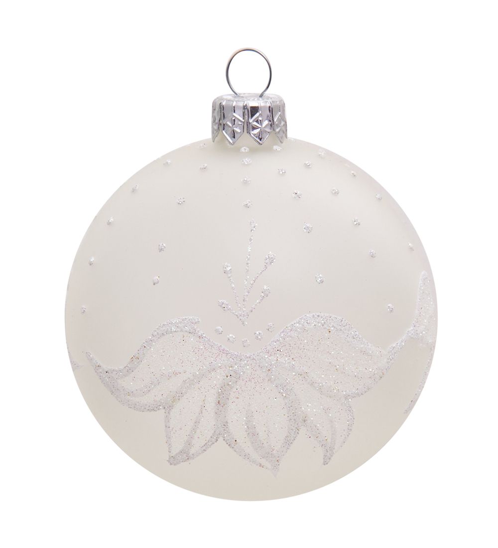 Элита НФШ-1357 Набор ел.украшений Шар 2шт «Снежная фантазия» 80 мм