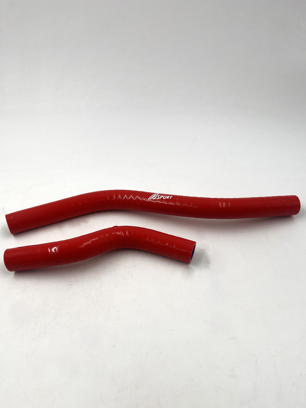 Патрубки отопителя Приора силикон красный 2 шт