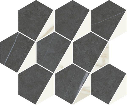 Мозаика Metropolis Mosaico Hexagon Cold (620110000159)