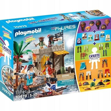 Конструктор Playmobil My Figures - Пиратский остров- Плеймобиль Мои фигурки 70979