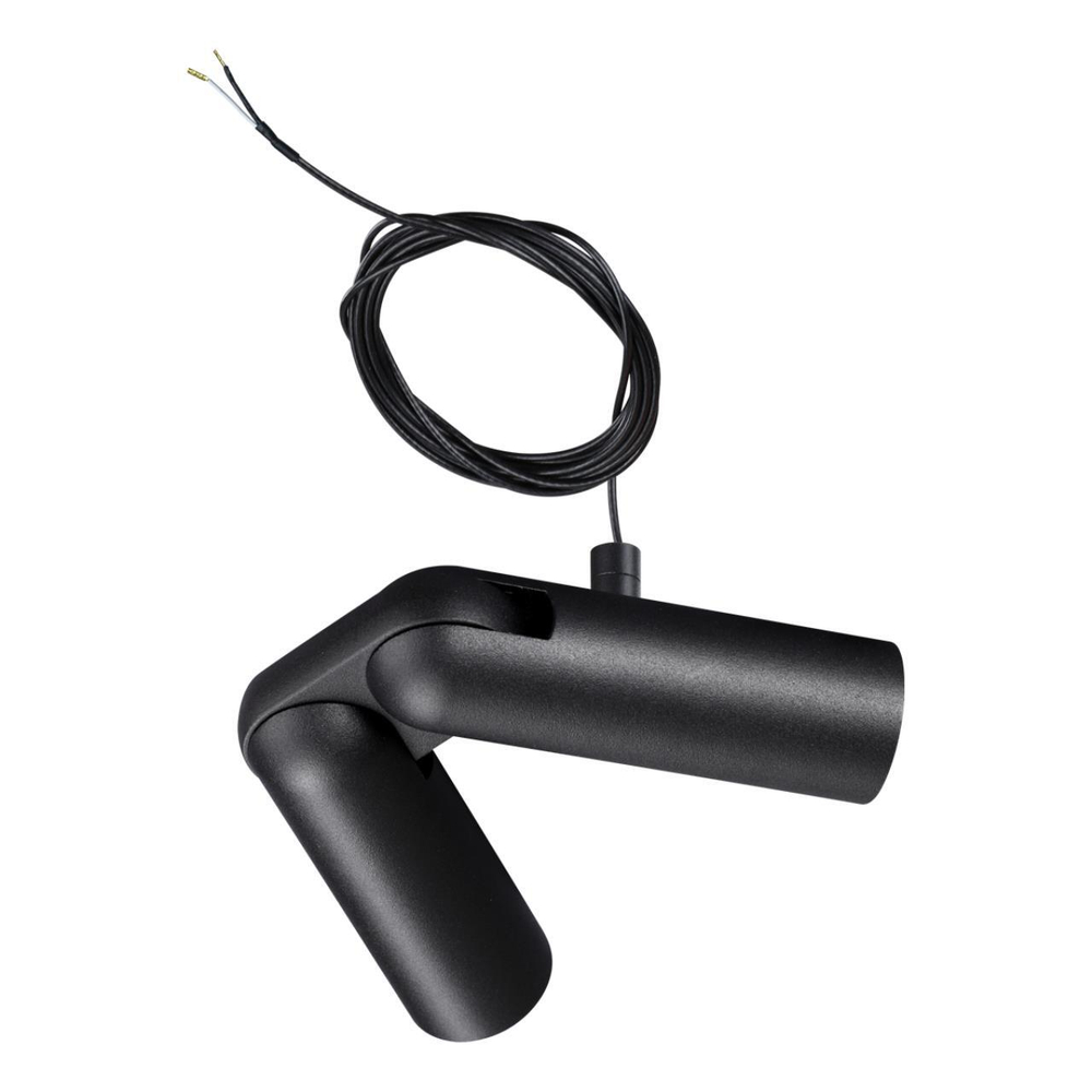 359390 KONST NT24 41 черный Ввод питания с гибким угловым соединителем «L» и проводом-подвесом (длина провод – 2м) без базы IP20 48V GLAT