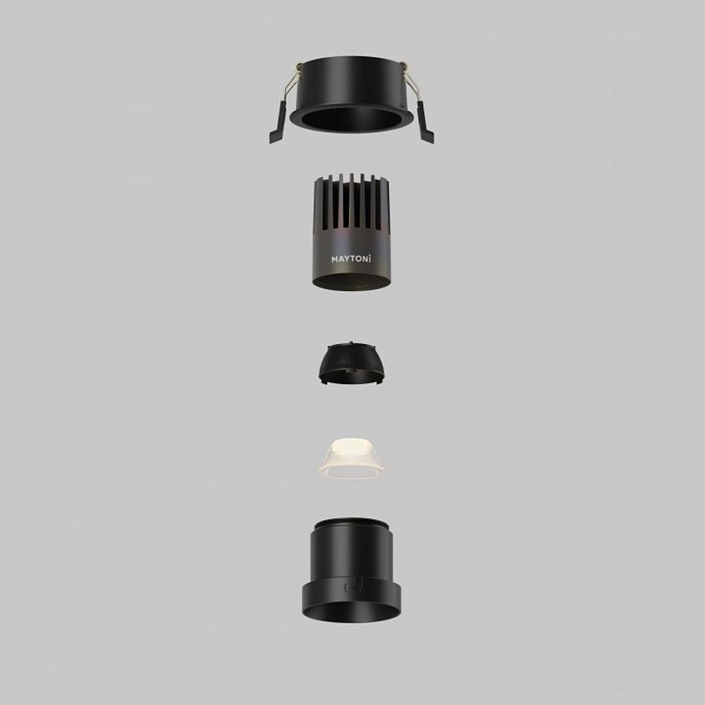 Встраиваемый светильник Maytoni  DL116-10W-3K-B