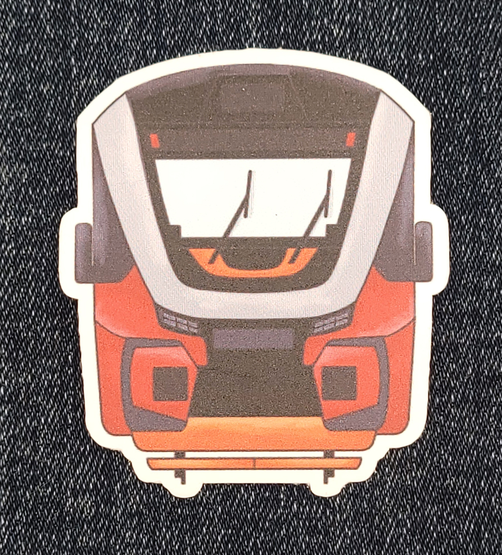 Наклейка виниловая дизель-поезд РА3 Орлан