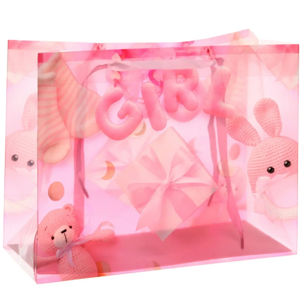 Пакет подарочный «Радость - Девочка» 27*21*11 см