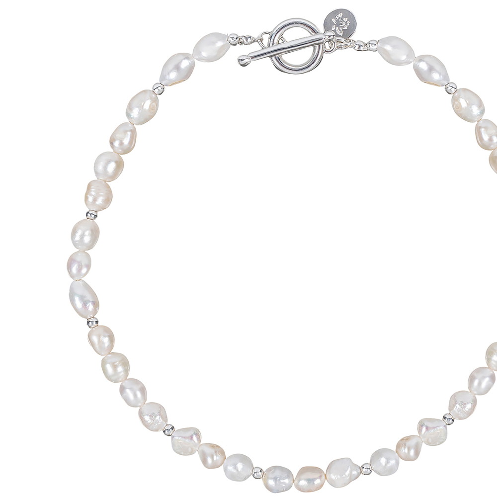 Колье Fiore Luna String of Pearls Сarabiner BL4507 S
